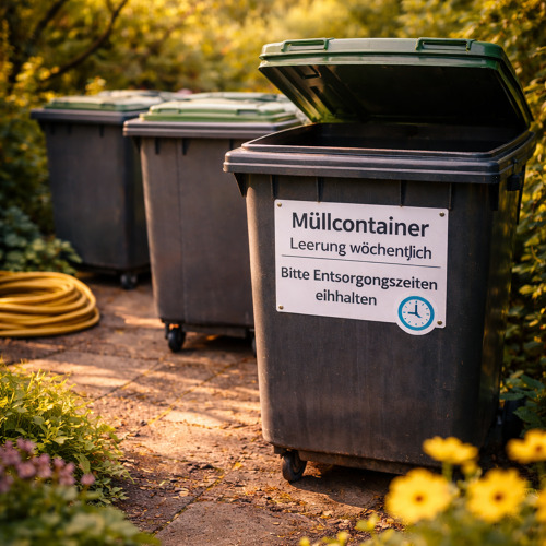Restm&uuml;llcontainer Saison 2026